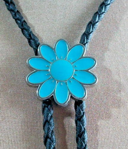 B11 western bolo tie silver - b11#,