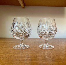 Edinburgh Crystal Brandy Glasses Lead Crystal Set Of 2