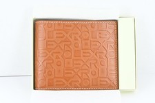 New Rolex Brown Embossed