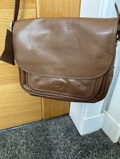 Gigi Brown Leather Small Crossbody Bag