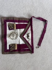 RAOB Royal Antediluvian Order of Buffaloes Apron Royal Albert Lodge 1376 KOM