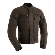Oxford Men's Motorcycle Jacket - Hardy 2.0 Wax Cotton AA (Khaki)