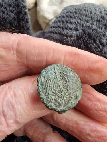 Ancient roman bronze decorated - ancient,