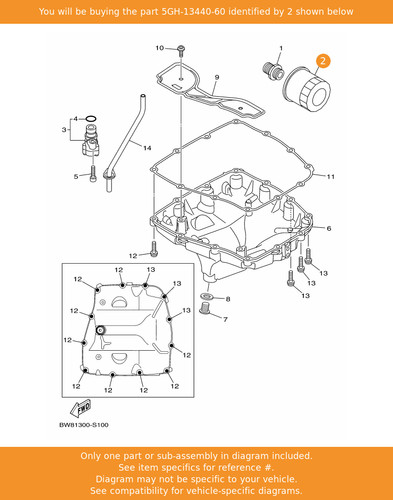 Yamaha element assy - assy,, oil