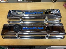 CHEVROLET SMALL BLOCK V8 BLUEPRINT CHROME VALVE COVERS