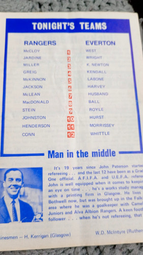 Rangers everton football - ,