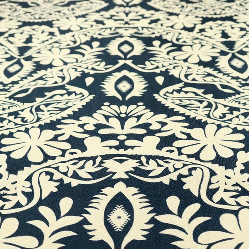 Cream damask upholstery - upholstery, fabric