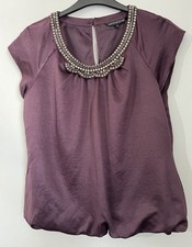 M&S Sequins Purple Blouse/ Top