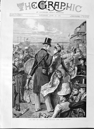 Original old antique - old, print