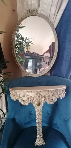 Vintage wall table with - vintage,