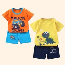 Kids Boys Girls Summer Outfit