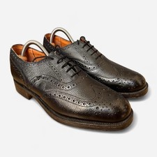 Vintage 1980 Sanders & Sanders British Army Brogues Issue – UK 9 – Dainite Sole