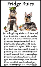 Miniature Schnauzer Dog Gift -