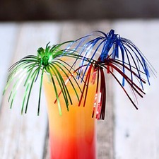 Cocktail Sticks Palm Glitter