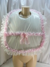 sissy adult baby white  pvc lg