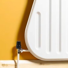 Radiator Valve Cap Replacement Set of 10 Black with Simple Installation