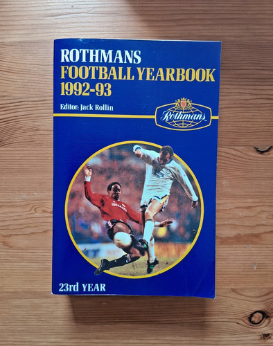 Rothmans football yearbook - rothmans,