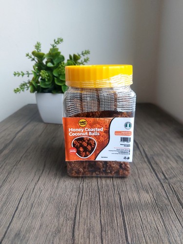 Honey coated coconut mini - coated,