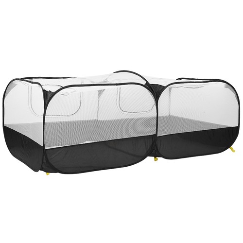 Black portable chicken - black,