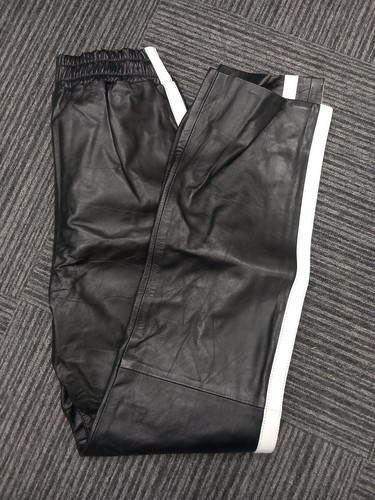 Real leather black - real, trousers