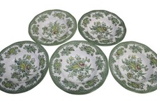 5 X Enoch Wedgwood ( Tunstall) Ltd Rimmed Bowl Oriental Pheasants Pattern