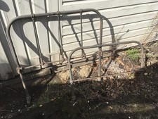 Antique Metal Bed Frame Parts,Bed Headboard & Footboard For Clean~Restoration.