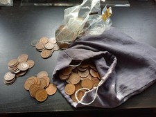 JOB LOT PRE-DECIMAL GREAT BRITAIN HALF-PENNY COINS.  ~630 COINS 3.6kg