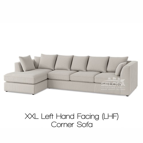 Jumbo cord corner sofa - cord, 5