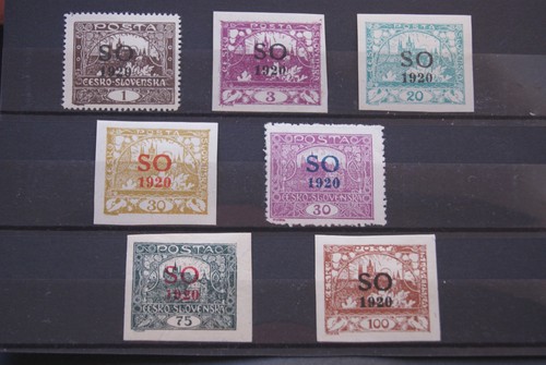 East silesia stamps 1929 - silesia, perf