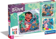 Stitch Puzzle 3 x 48 Piece Stitch Jigsaw Puzzles Ages 5 Plus