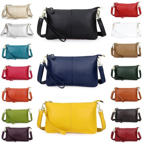 Womens genuine leather clutch - womens,