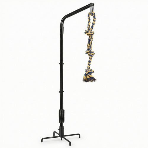Tethered dog toy with - dog,