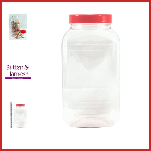 Square food storage jar - square,