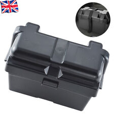 Leisure Battery Box Black Large With Straps Caravan Camper Boat Motorhome New