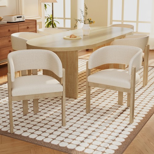 Soild wood dining chairs set - wood,