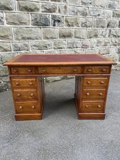 Antique Oak 4Ft Wide Pedestal