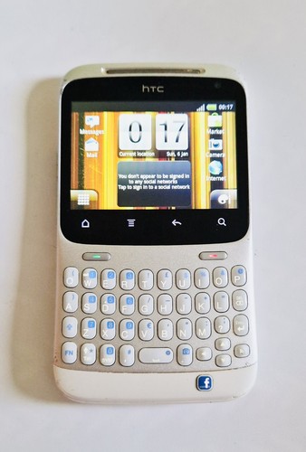 Htc chacha white - chacha, (unlocked)