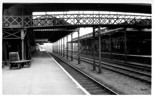 1954 boston train station - boston,