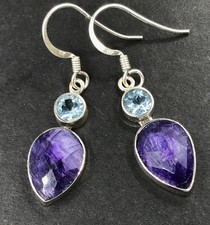 Sapphire quartz blue topaz