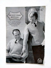 P & B Vintage Knitting Pattern