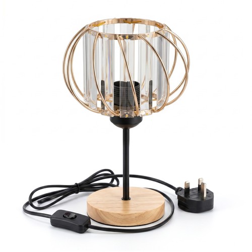Elegant crystal table lamp - elegant,