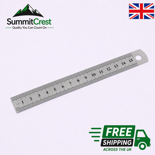 Metal stainless steel ruler - stainless,