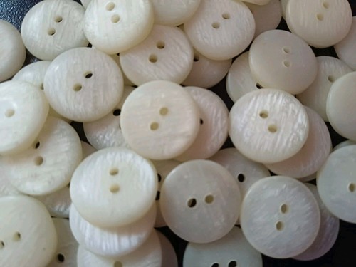 18mm cream pearlescent - 18mm, x