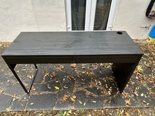 Black IKEA Micke desk with drawers, great condition, 142x50cm, with cable tidy