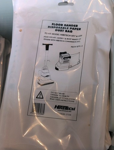 Ht7 hiretech sander dust bags - hiretech,