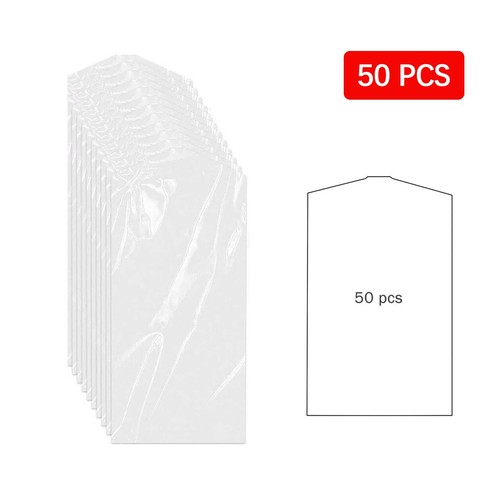 100 pcs clear garment bags - 50/100,