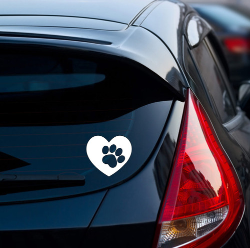 Love dogs paw car - paw,