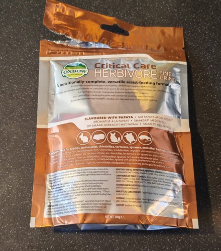 Oxbow critical care herbivore - oxbow,