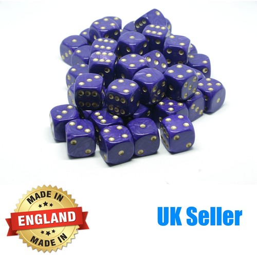 16mm purple pearl six sided - pearl,