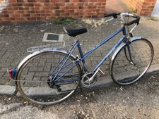 Traditional lady's sports bike.